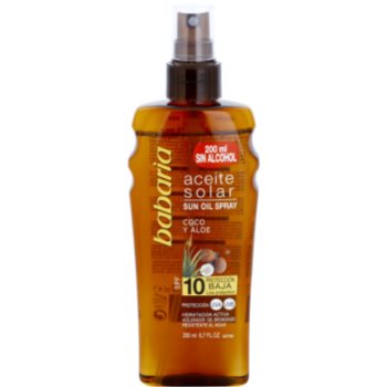 

Babaria Sun Aceite Solar олійка для засмаги SPF 10 200 мл