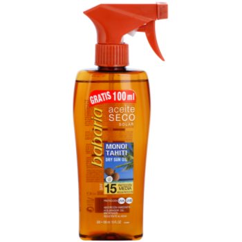 

Babaria Sun Aceite Solar суха олійка для засмаги SPF 15 300 мл