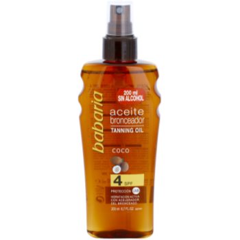 

Babaria Sun Bronceadora олійка для засмаги SPF 4 200 мл