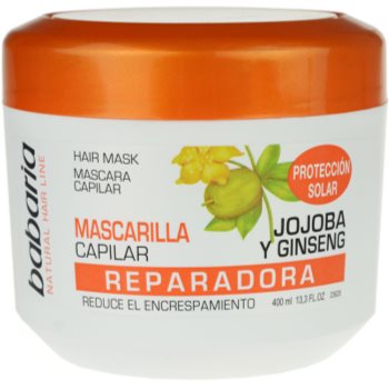 

Babaria Ginseng маска для пошкодженного,хімічним вливом, волосся 400 мл