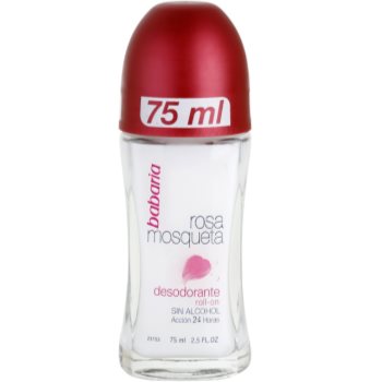 Babaria Rosa Mosqueta Deodorant roll-on cu extracte de trandafiri salbatici