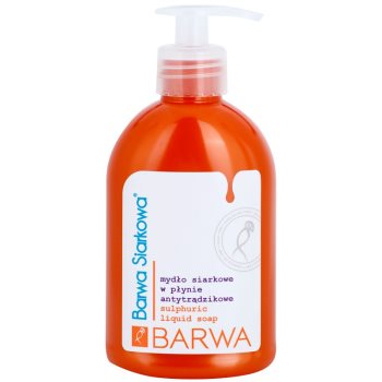 

Barwa Sulphur рідке мило для жирної шкіри зі схильністю до акне 300 мл