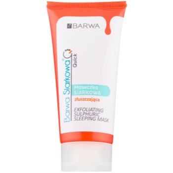 

Barwa Sulphur Quick нічна маска для обличчя з ефектом пілінгу 40 мл
