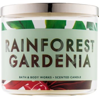 

Bath & Body Works Rainforest Gardenia ароматизована свічка 411 гр