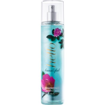 

Bath & Body Works Hello Beautiful спрей для тіла для жінок 236 мл з блискітками