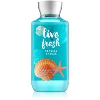 Bath & Body Works Live Fresh Seaside Breeze gel de dus pentru femei 295 ml