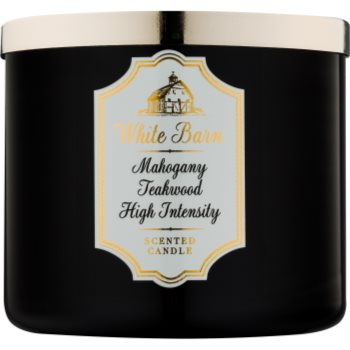 Bath & body works white barn mahogany teakwood high intensity lumânare parfumată