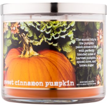 

Bath & Body Works Sweet Cinnamon Pumpkin ароматизована свічка 411 гр