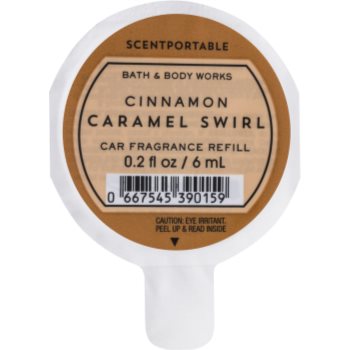 

Bath & Body Works Cinnamon Caramel Swirl aромат для авто 6 мл замінний блок
