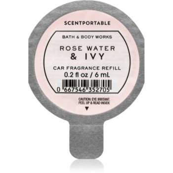 Bath & body works rose water & ivy parfum pentru masina refil