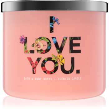

Bath & Body Works Georgia Peach ароматизована свічка 411 гр Лімітоване видання I Love You