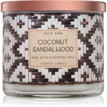 

Bath & Body Works Coconut Sandalwood ароматизована свічка 411 гр