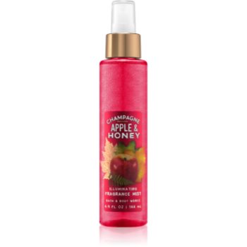 

Bath & Body Works Champagne Apple & Honey спрей для тіла для жінок 146 мл блискучий