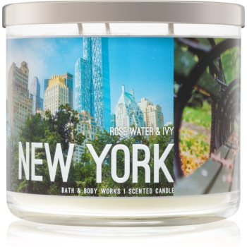 

Bath & Body Works Rose Water & Ivy ароматизована свічка 411 гр I. New York