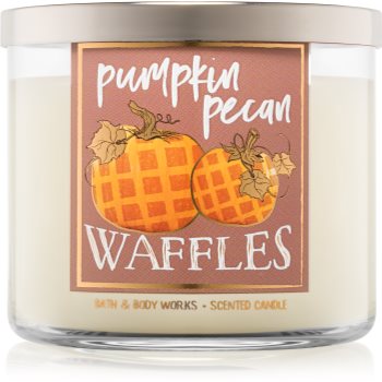 Bath & Body Works Pumpkin Pecan Waffles lumanari parfumate 411 g