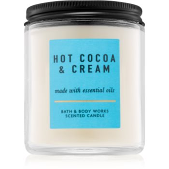 Bath & body works hot cocoa & cream lumânare parfumată vi.