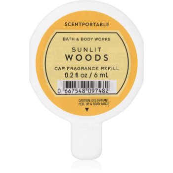Bath & Body Works Sunlit Woods parfum pentru masina 6 ml