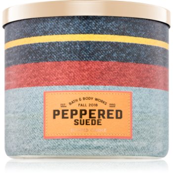 Bath & Body Works Peppered Suede lumanari parfumate 411 g I.