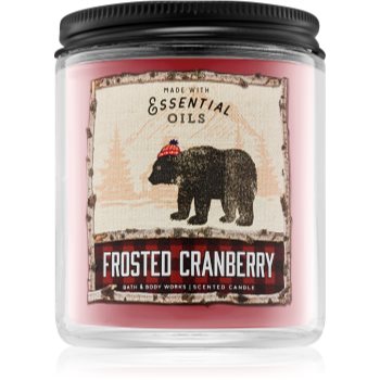 Bath & body works frosted cranberry lumânare parfumată