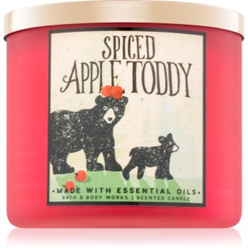 Bath & body works spiced apple toddy lumânare parfumată i.