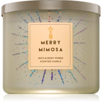 Bath & body works merry mimosa lumânare parfumată