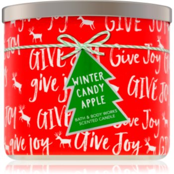 Bath & body works winter candy apple lumânare parfumată ii.