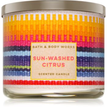 Bath & body works sun-washed citrus lumânare parfumată