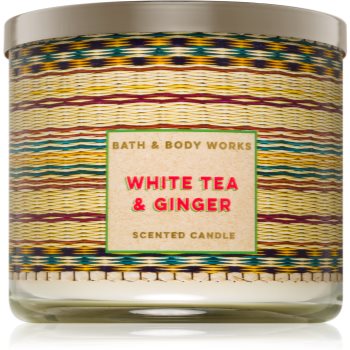 Bath & Body Works White Tea & Ginger lumânare parfumată