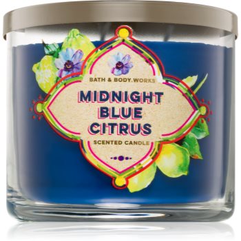 Bath & body works midnight blue citrus lumânare parfumată
