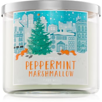 Bath & body works peppermint marshmallow lumânare parfumată