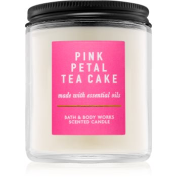 Bath & body works pink petal tea cake lumânare parfumată