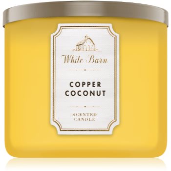 Bath & body works copper coconut lumânare parfumată i.