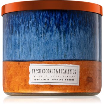 Bath & body works fresh coconut & eucalyptus lumânare parfumată