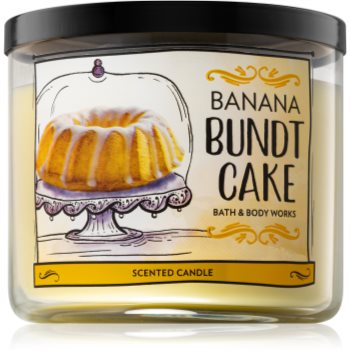 Bath & Body Works Banana Bundt Cake lumânare parfumată