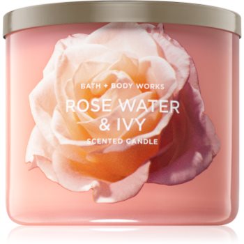 Bath & Body Works Rose Water & Ivy lumânare parfumată II.
