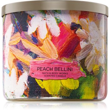 Bath & body works peach bellini lumânare parfumată i.