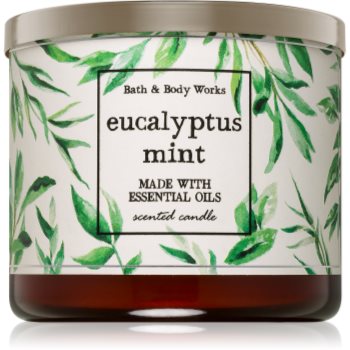 Bath & body works eucalyptus mint lumânare parfumată i.