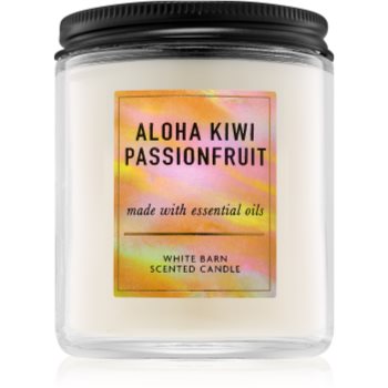 Bath & Body Works Aloha Kiwi Passionfruit lumânare parfumată cu uleiuri esentiale