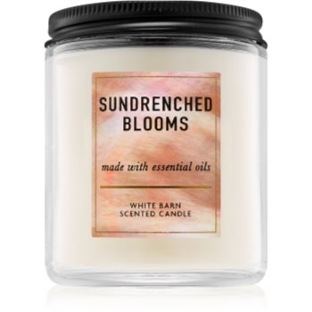Bath & body works sundrenched blooms lumânare parfumată