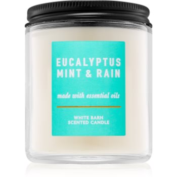 Bath & Body Works Eucalyptus Mint & Rain lumânare parfumată