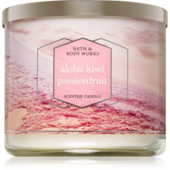 Bath & body works aloha kiwi passionfruit lumânare parfumată