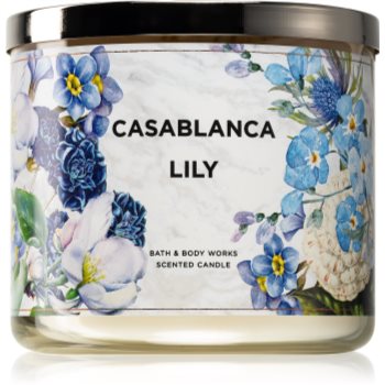 Bath & body works casablanca lily lumânare parfumată