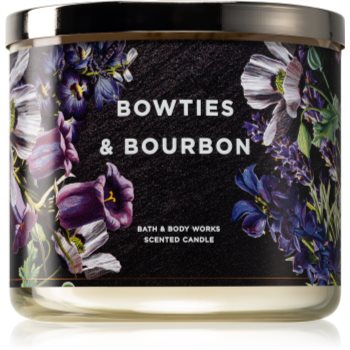 Bath & body works bow ties & bourbon lumânare parfumată
