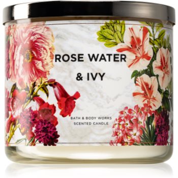 Bath & Body Works Rose Water & Ivy lumânare parfumată IV.