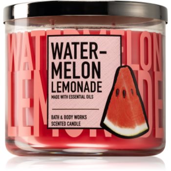Bath & body works watermelon lemonade lumânare parfumată cu uleiuri esentiale