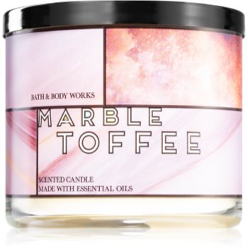 Bath & body works marbletoffee lumânare parfumată