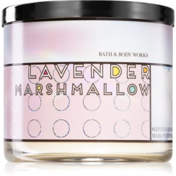 Bath & body works lavender marshmallow lumânare parfumată
