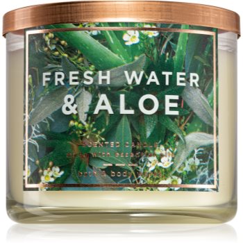 Bath & Body Works Fresh Water & Aloe lumânare parfumată