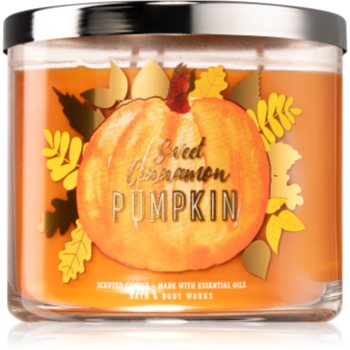 Bath & body works sweet cinnamon pumpkin lumânare parfumată iii