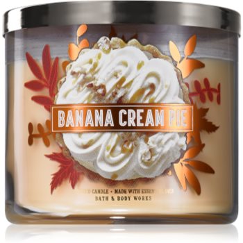 Bath & Body Works Banana Cream Pie lumânare parfumată